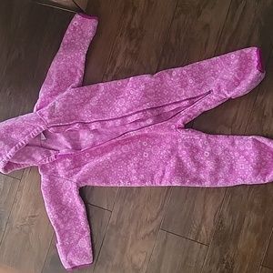 Pink winter onesie